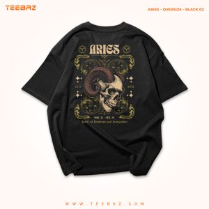 Zodiac Skull Aries vintage